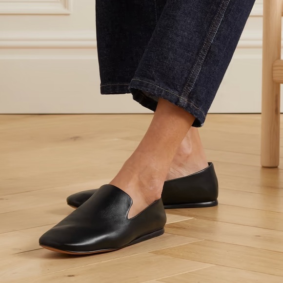 VINCE Women's Brette Loafers Black soft leather size 7.5 - Picture 3 of 12